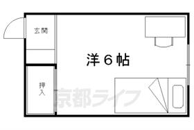 翠明アパート 2F-23 ｜ 京都府京都市左京区北白川西平井町（賃貸アパート1R・2階・16.00㎡） その2