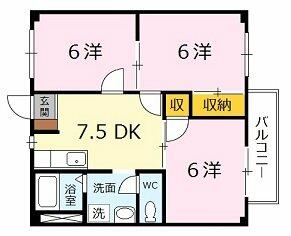 同じ建物の物件間取り写真 - ID:234023758357