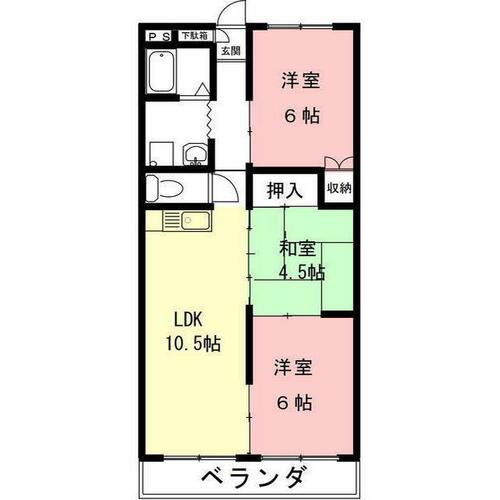 同じ建物の物件間取り写真 - ID:221010104858