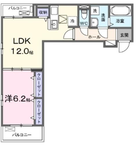 同じ建物の物件間取り写真 - ID:214054676601