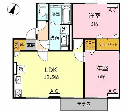 同じ建物の物件間取り写真 - ID:223032337837