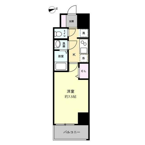 スペーシア日本橋東 808｜大阪府大阪市浪速区日本橋東３丁目(賃貸マンション1K・8階・24.92㎡)の写真 その1