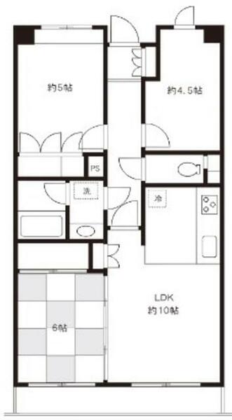 パークノヴァ南町田｜東京都町田市南町田４丁目(賃貸マンション3LDK・5階・58.26㎡)の写真 その2