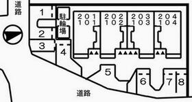 カーサフィオーレ浜田 104 ｜ 兵庫県姫路市飾磨区中島（賃貸アパート1R・1階・35.98㎡） その15