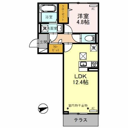 同じ建物の物件間取り写真 - ID:218000529949