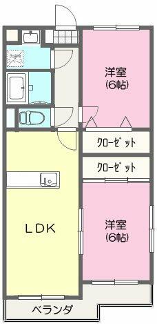 ペイザージュＩＩ 103｜静岡県富士市今泉(賃貸マンション2LDK・1階・54.42㎡)の写真 その2