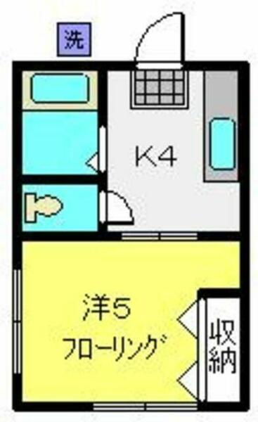 シティハイム片倉コーポ 202｜神奈川県横浜市神奈川区片倉５丁目(賃貸アパート1K・2階・20.00㎡)の写真 その2