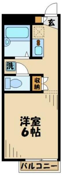 レオパレスＨＩＲＯ（１３９６２） 106｜東京都八王子市上柚木２丁目(賃貸アパート1K・1階・19.87㎡)の写真 その2