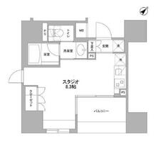 コンフォリア池袋ＤＥＵＸ 605 ｜ 東京都豊島区南池袋２丁目（賃貸マンション1R・6階・23.84㎡） その2