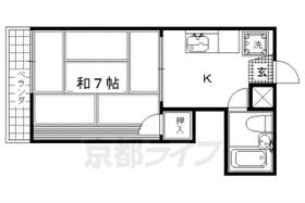 第二船岡山荘 103 ｜ 京都府京都市北区紫野北舟岡町（賃貸アパート1K・1階・21.00㎡） その2