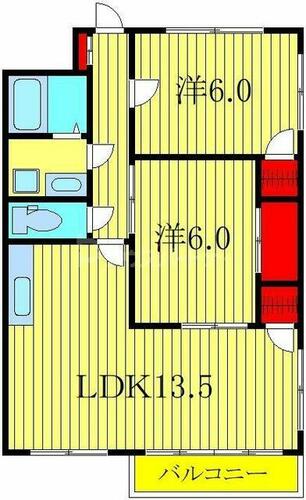 同じ建物の物件間取り写真 - ID:212039996607