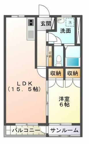 同じ建物の物件間取り写真 - ID:202000374141