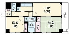 グランディール湘南  ｜ 神奈川県藤沢市南藤沢（賃貸マンション2LDK・4階・49.47㎡） その2