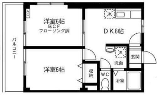 同じ建物の物件間取り写真 - ID:213101319060