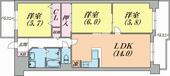 神戸市北区緑町７丁目 3階建 築35年のイメージ