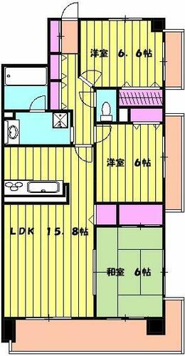 同じ建物の物件間取り写真 - ID:211047316556