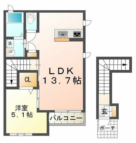 同じ建物の物件間取り写真 - ID:228049022903