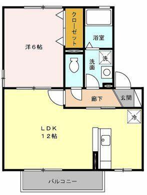 ピアコート　Ｂ｜千葉県船橋市新高根１丁目(賃貸アパート1LDK・1階・42.11㎡)の写真 その2