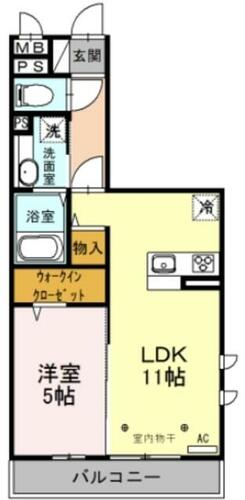 同じ建物の物件間取り写真 - ID:211047043196