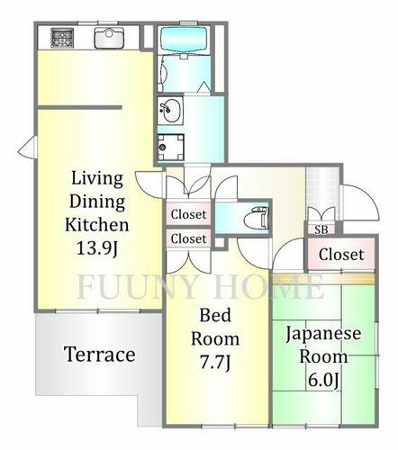 同じ建物の物件間取り写真 - ID:213103127017