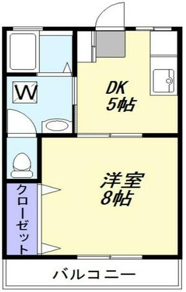 東京都目黒区緑が丘１丁目(賃貸アパート1DK・2階・30.40㎡)の写真 その2