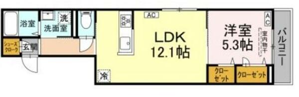 仮）足立区千住緑町２丁目ＰＪ｜東京都足立区千住緑町２丁目(賃貸アパート1LDK・3階・42.40㎡)の写真 その2