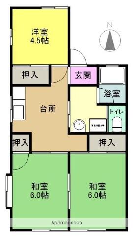 同じ建物の物件間取り写真 - ID:207001204170