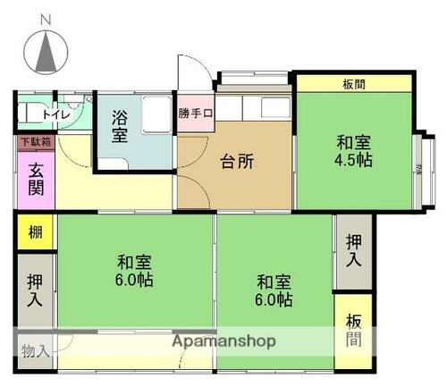 同じ建物の物件間取り写真 - ID:207001211279