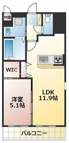 同じ建物の物件間取り写真 - ID:243006776537