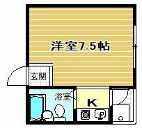 メゾン白鳥パート３｜大阪府羽曳野市白鳥１丁目(賃貸マンション1R・3階・18.00㎡)の写真 その2