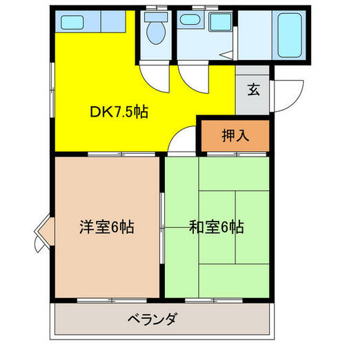 同じ建物の物件間取り写真 - ID:221010547853