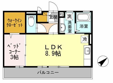 同じ建物の物件間取り写真 - ID:214054742471