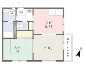 神奈川県横浜市保土ケ谷区新井町（賃貸アパート2DK・2階・42.00㎡） その2