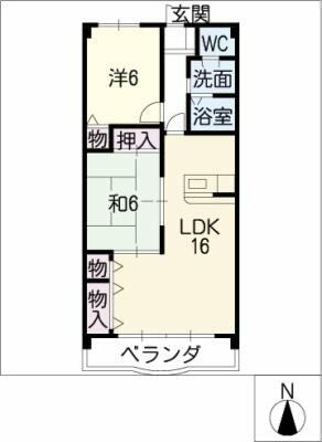 同じ建物の物件間取り写真 - ID:223031281393