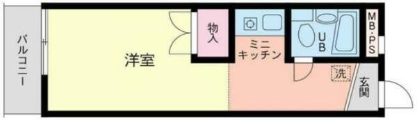 パーソネージュ横浜｜神奈川県横浜市神奈川区斎藤分町(賃貸マンション1R・2階・22.35㎡)の写真 その2