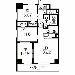 Ｓ－ＦＯＲＴ鶴舞ｒｅａｌｅ（リアーレ） 701｜愛知県名古屋市昭和区鶴舞２丁目(賃貸マンション3LDK・7階・74.88㎡)の写真 その2