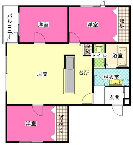 同じ建物の物件間取り写真 - ID:201018504823