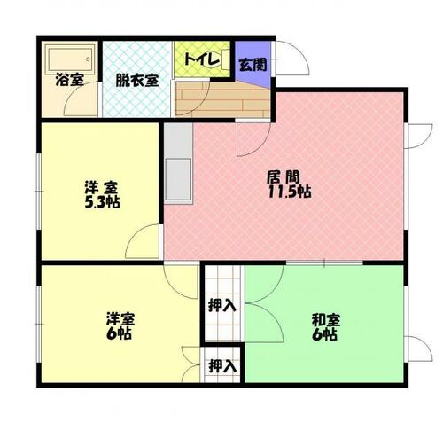 同じ建物の物件間取り写真 - ID:201018501393