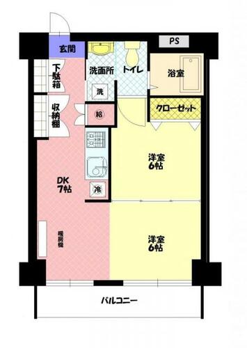 同じ建物の物件間取り写真 - ID:201018505676