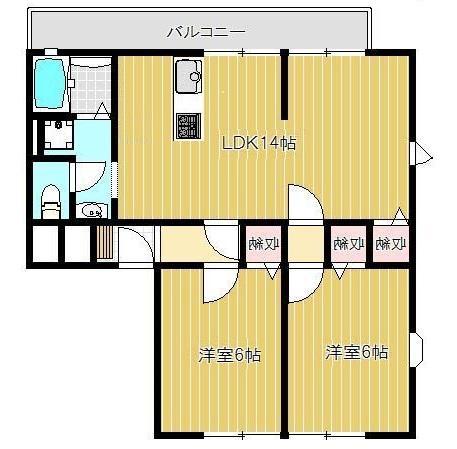 同じ建物の物件間取り写真 - ID:228048349455