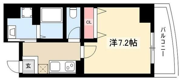 グランソレイユ 702｜愛知県名古屋市東区東大曽根町(賃貸マンション1K・7階・27.12㎡)の写真 その2