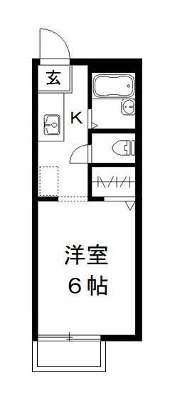 ヴェリガンドゥ 209｜千葉県柏市豊四季(賃貸アパート1K・2階・20.46㎡)の写真 その2