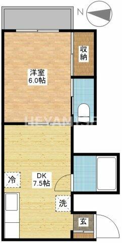 グランヒルズ 402｜長崎県長崎市寄合町(賃貸マンション1DK・4階・30.61㎡)の写真 その2