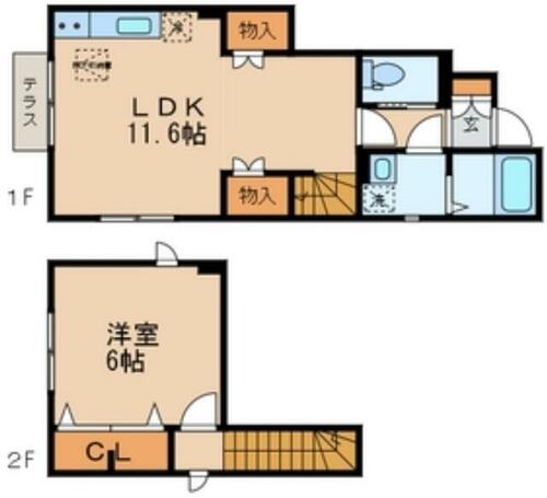 同じ建物の物件間取り写真 - ID:213101437485