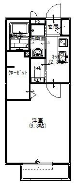 ベルドミールⅢ 205｜滋賀県野洲市小篠原(賃貸アパート1K・2階・30.39㎡)の写真 その2