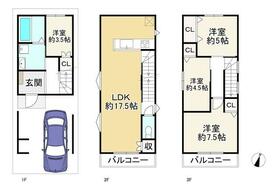 大阪府大阪市東淀川区下新庄３丁目
