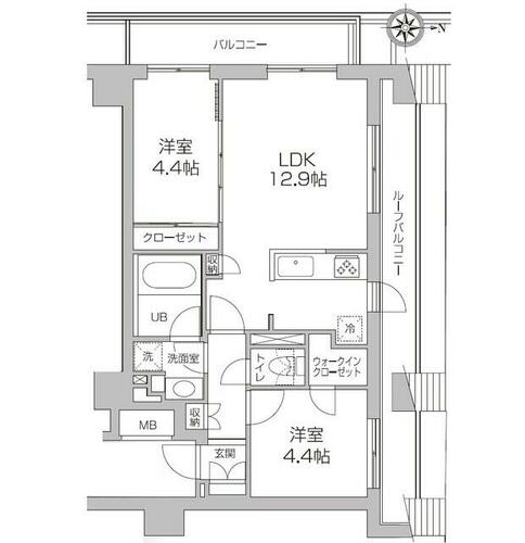 同じ建物の物件間取り写真 - ID:213103386281