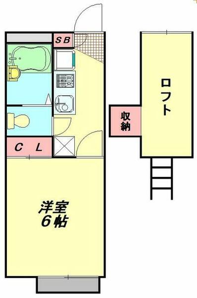 埼玉県熊谷市別府４丁目(賃貸アパート1K・1階・19.87㎡)の写真 その2