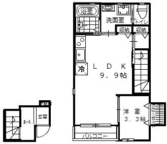 同じ建物の物件間取り写真 - ID:234023442630