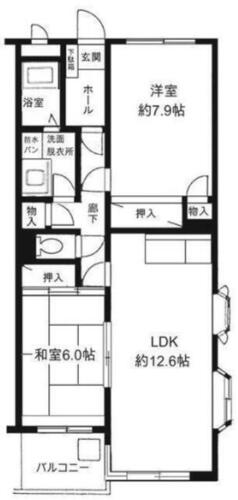 同じ建物の物件間取り写真 - ID:214054801180